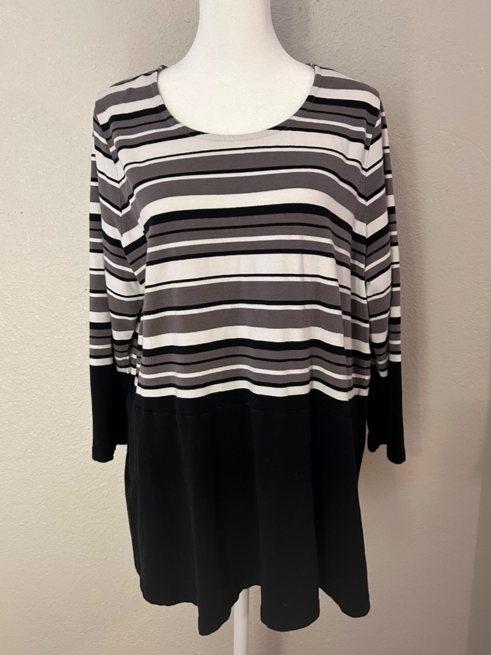 Isaac Mizrahi Live! Long sleeve tunic top
